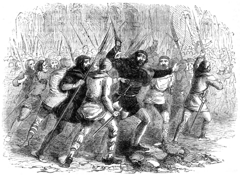 Revolt of the citizens of London against Matilda, 1141.