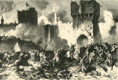 The Final Assault On Constantinople.