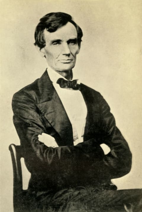 Abraham Lincoln in 1860.