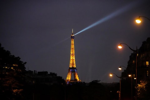 The Eiffel Tower In Paris.