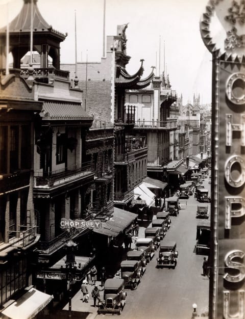 Street in San Francisco's Chinatown.