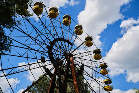 Pripyat's abandoned Ferris wheel