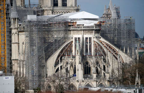 Notre-Dame three years after being damaged by fire.