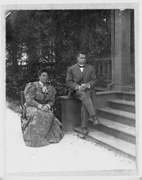 Booker T. Washington and wife Margaret Murray Washington