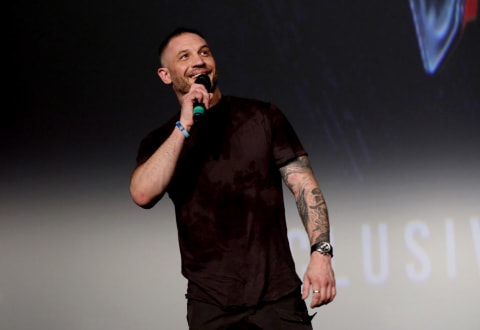 Tom Hardy at a fan screening of 'Venom: Let There Be Carnage.'