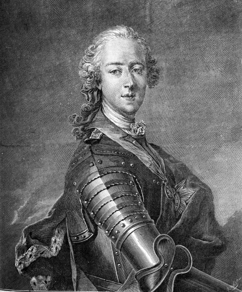 A portrait of Prince Charles Edward Stuart.