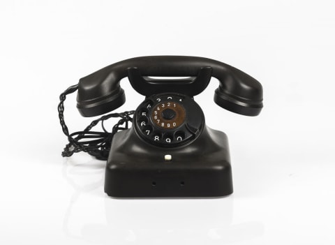 After cellphones were invented, devices like this one took on a retronym: 'landline phones.'