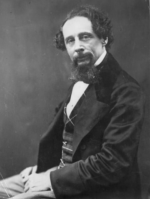 Charles Dickens circa 1860.