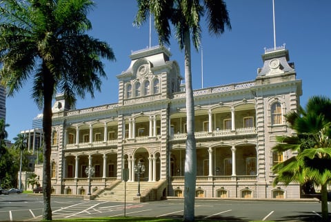 Iolani Palace.