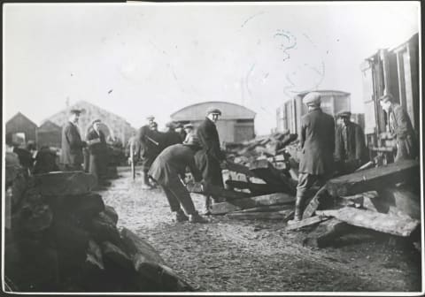 Western Ireland during the famine.