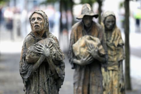 A modern memorial to Ireland’s Great Hunger.