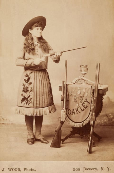 Annie Oakley in 1887.