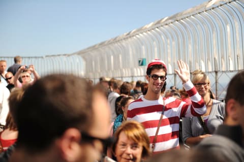 "Where's Waldo?" Visits The Empire State Building.