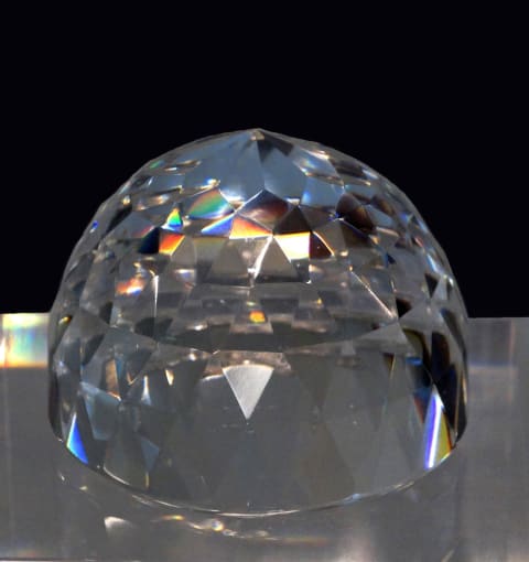 The Orlov Diamond from the Imperial Scepter of Russian empress Catherine the Great.