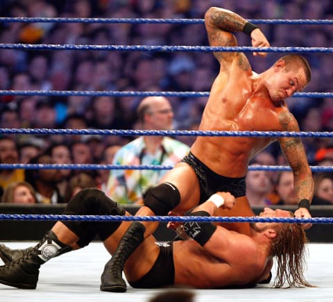 Here's hoping Randy Orton didn't actually stiff Triple H on this one.