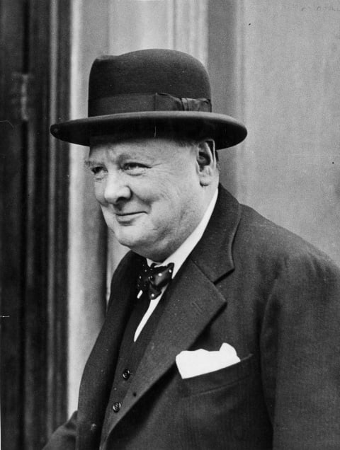 Winston Churchill.