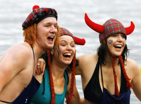 Loony Dook New Years Swim, 2023.