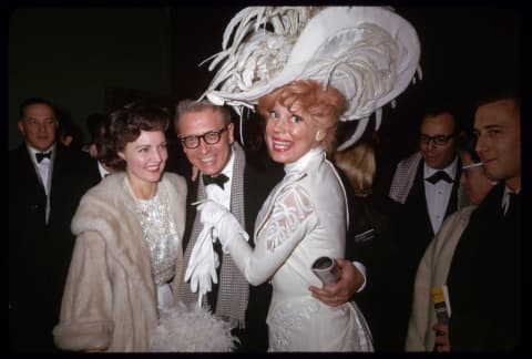 Betty White, Allen Ludden, and Carol Channing in the 1960s.