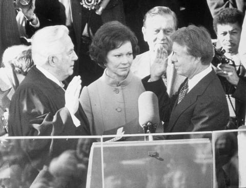 Jimmy Carter’s presidential inauguration, 1977. 