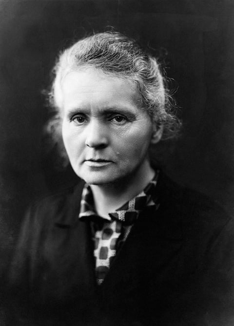 Physicist Marie Curie.