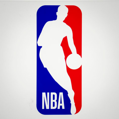 The NBA logo in 2022.