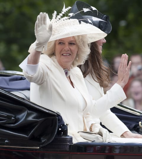 Camilla and Kate Middleton in 2009.