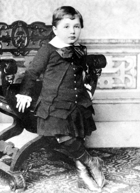 Albert Einstein at age 3.