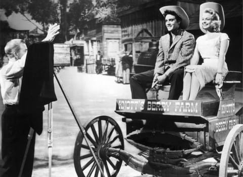 Elvis Presley at Knott’s Berry Farm in the 1950s.