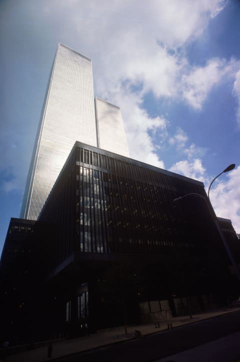 The World Trade Center in 1977.