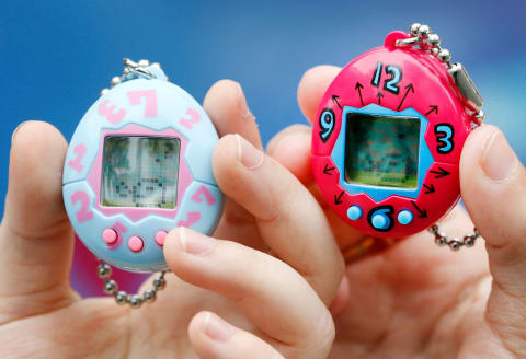 Tamagotchi was a 1990s toy that urged kids to care for a digital creature.