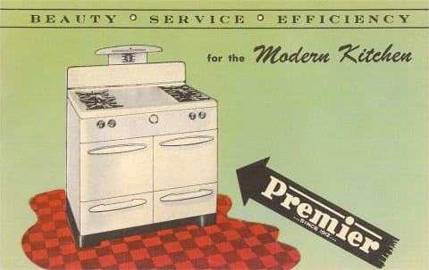 Ad for a gas stove, circa 1940.