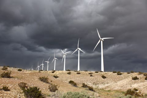 Wind turbines in California provide enough energy to power over 2 million homes.