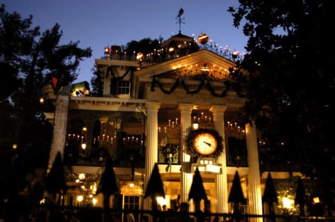 Haunted Mansion at Disneyland.