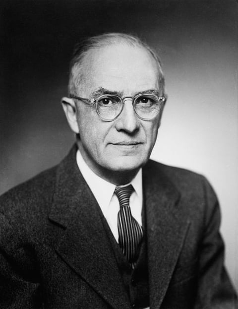 Portrait of physician and poet William Carlos Williams.