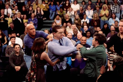 Bodyguards stop a fight on ‘Jerry Springer.’