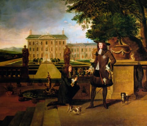 John Rose, the king's gardener, presenting Charles II with a pineapple.