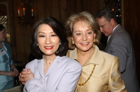 Chung would eventually work with fellow trailblazers in broadcast journalism like Barbara Walters.