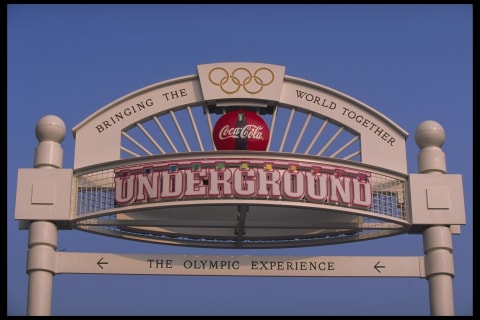 Underground Atlanta sign.