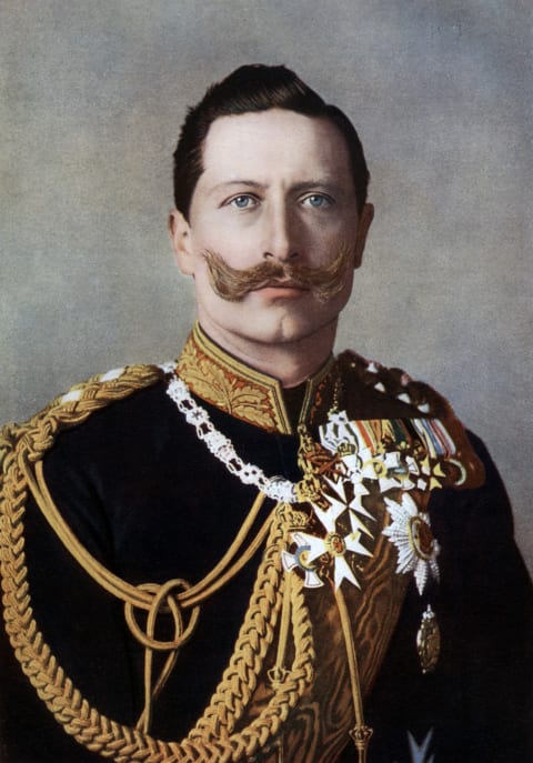 Wilhelm II, emperor of Germany and king of Prussia.