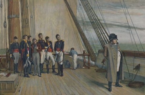 Napoleon On Board HMS Bellerophon.