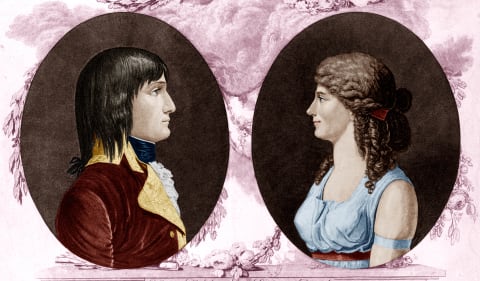 Napoleon and Joséphine on the occasion of their marriage.