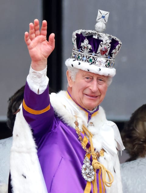 The Black Prince's Ruby in the Imperial State Crown.