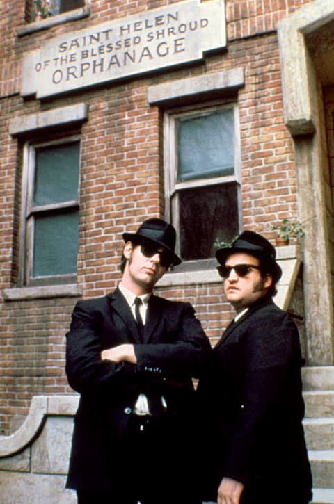 Aykroyd (left, with John Belushi) was fresh off the success of "The Blues Brothers" when he starred in the film.