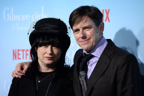 Amy Sherman-Palladinoand Daniel Palladino at the premiere of Netflix's "Gilmore Girls: A Year In The Life."