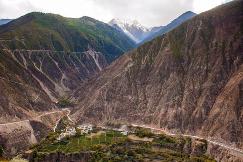 Vineyards in northern Yunnan, China.