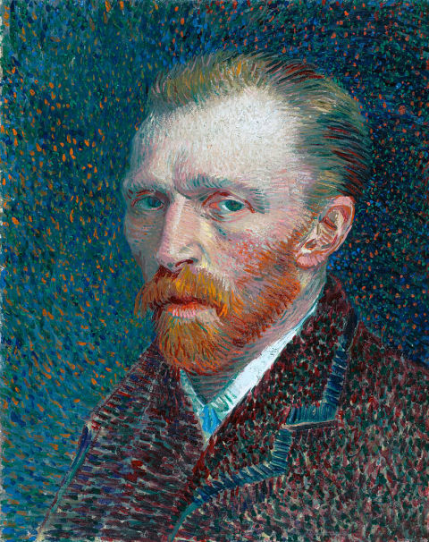 Self-Portrait by Vincent van Gogh.