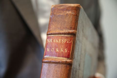 A copy of Shakespeare’s First Folio (but not the stolen one).