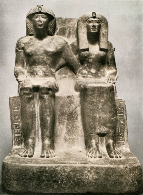 Thutmose IV and his mother, Tiaa