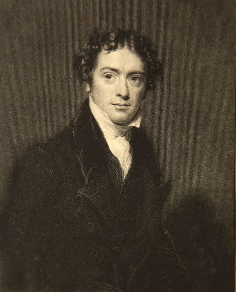 Portrait of Sir Michael Faraday.