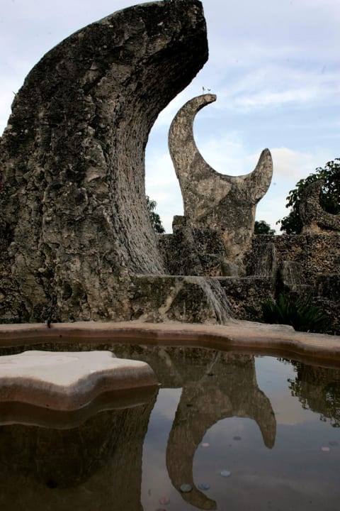 A section of the Coral Castle in Florida.